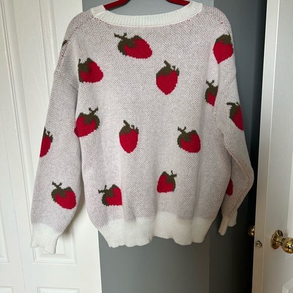 Black Sweater with Yellow Smiley Faces - Picture 4 of 4